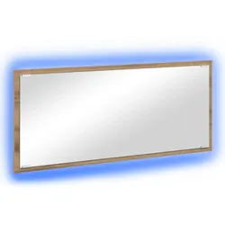vidaXL Spiegel Eiche handwerklich 90 x 8.5 x 37 cm Holzwerkstoff