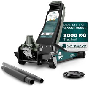 CargoVA Rangierwagenheber HJ-3000, extra flach, 75-505 mm Hubhöhe, hydraulisch, Tragkraft 3 t