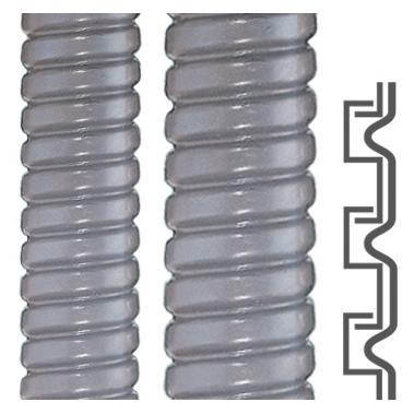 Flexa Metallschutzschlauch SPR-PVC-AS AD45 gr (Kabelschlauch) (12010111038)