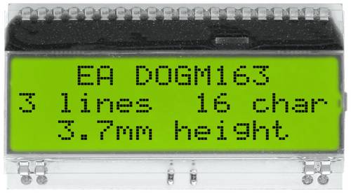 DISPLAY VISIONS 7-Segment-Anzeige Gelb-Grün 3.65mm 3.3 V, 5V Ziffernanzahl: 3