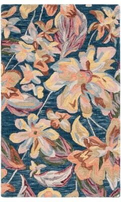 SAFAVIEH Handmade Blossom Chong French Country Floral Wool Rug