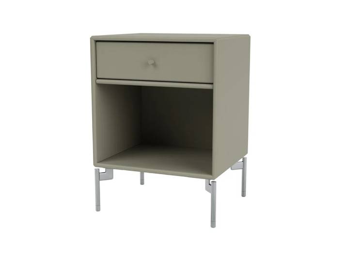Montana Dream Nachttisch Fennel 144, Chrombeine