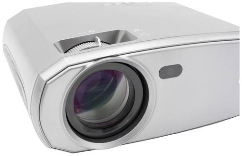Technaxx Beamer TX-177 LCD 1500 ANSI-Lumen 1920 x 1080 Full HD 2 VGA Eingänge, Full HD, Integrierter Lautsprecher, Mini Beamer