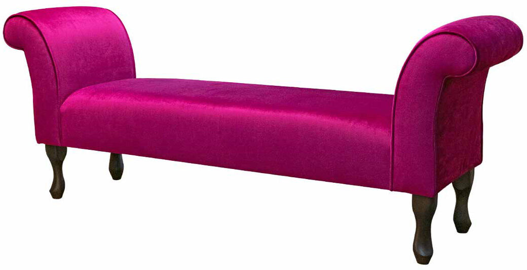 Beaumont Upholstered Bench Solid Colour 63.5 x 162.5 x 40.5cm