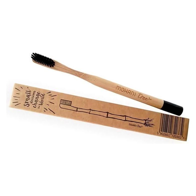 Mohani Bambooack Toothbrush Medium (Mittel, 1x) (5902802720351)
