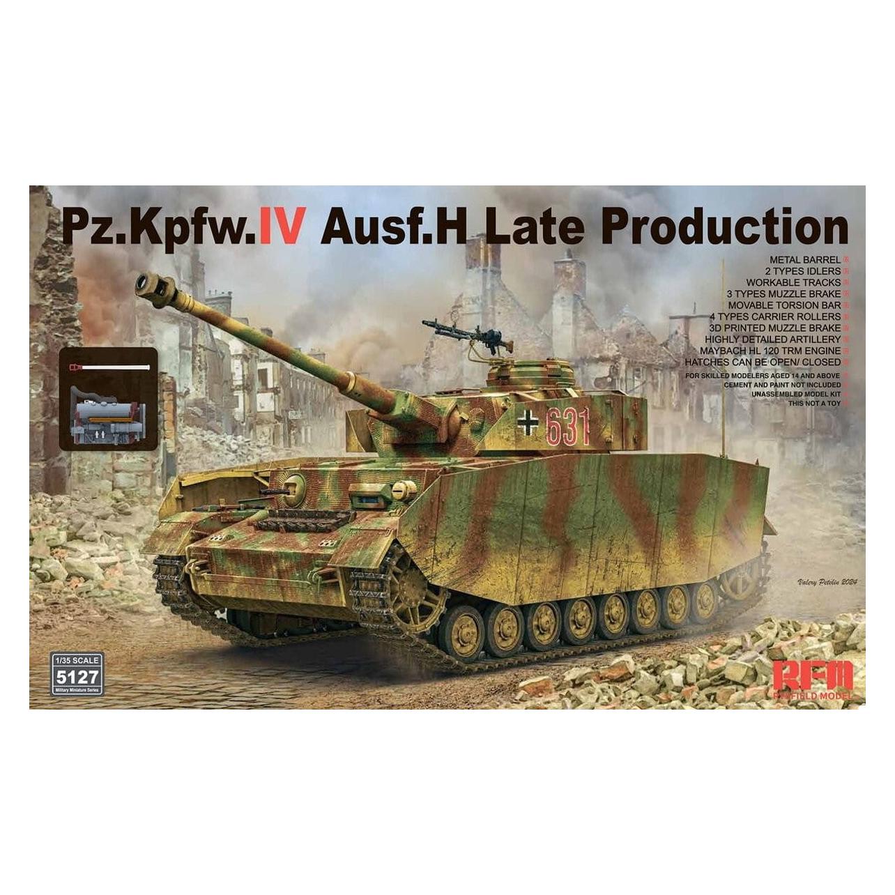 Rye Field Model Pz.Kpfw. IV Ausf. H Late Production (RFM5127)