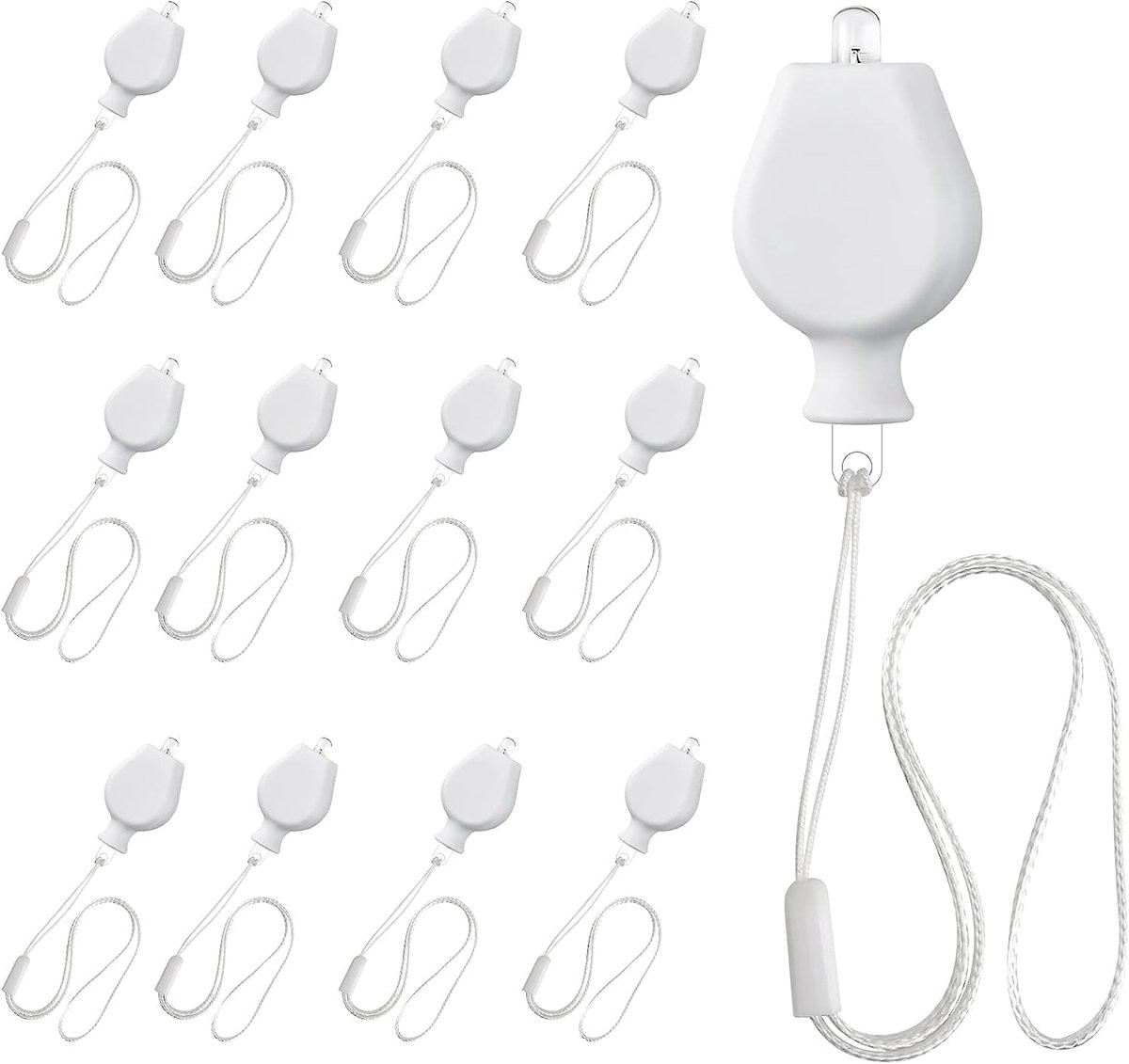 Set van 12 paarse LED-ballonlampjes voor feesten, bruiloften en decoratie