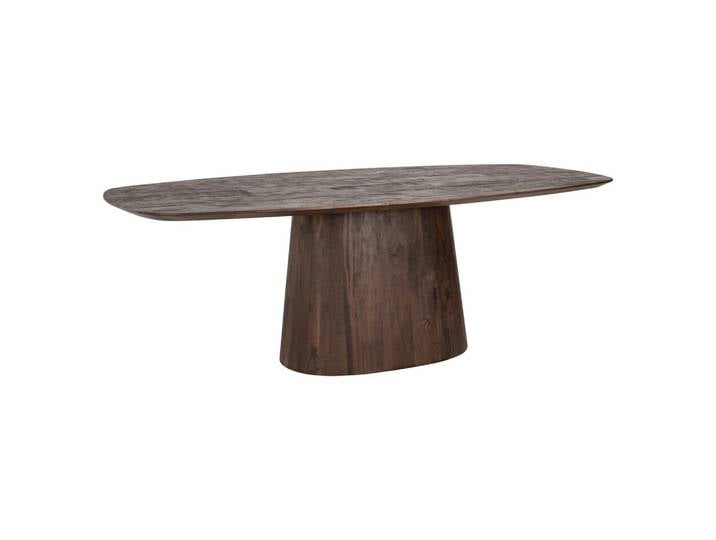 Esstisch Alix oval 230 cm, Mangoholz dark brown, dänisch