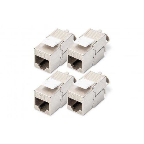 Digitus Keystone Jack Cat6A/RJ45->LSA geschirmt 500MHz 4St
