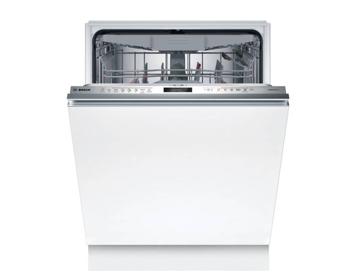 BOSCH vollintegrierbarer Geschirrspüler Serie 6 SMD6ECX21E, 14 Maßgedecke, Automatische Türöffnung für Effizienz, flexible Körbe & Schubladen