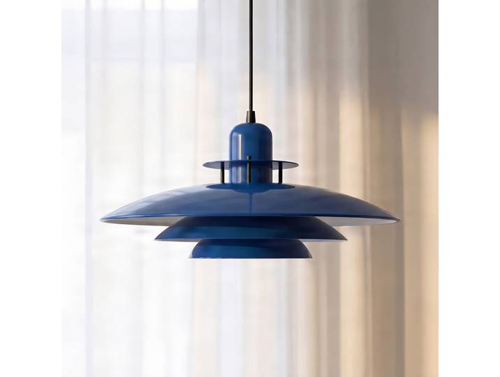 Primus I Hängelampe, dunkelblau/schwarz Ø43cm Metall - Belid - Küche - Modern - Einflammig