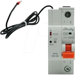 SHELLY PRO1CBC63 - Shelly Pro 1CB C63 Leitungsschutzschalter (MCB)