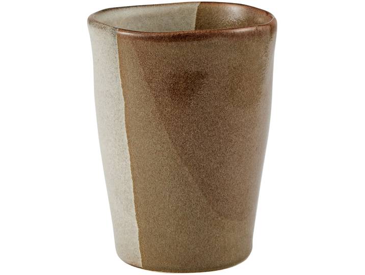 Becher 3 Farben Erdtöne 8x10.5cm