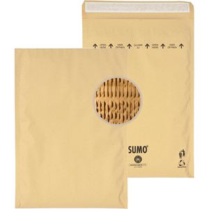 Sumo Polsterversandtaschen Typ I, für Format A4, 295 x 445mm Innenmaß, braun, haftklebend, 100 Stück