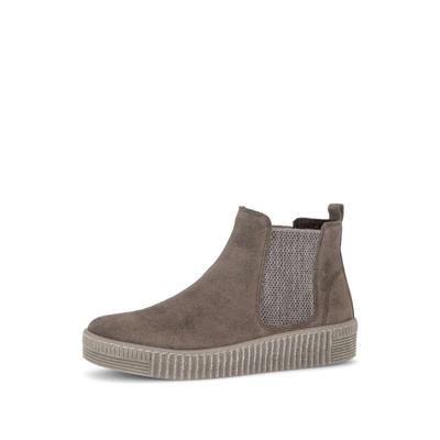 Chelseaboots GABOR "Chelsea Boot", Damen, Gr. 42, braun (braun, shoko), Schuhe Chelseaboots