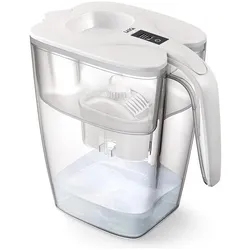 Laica BIG MILANO WEISS +1 Filterkartusche (1x), Wasserfilterkanne, Weiss