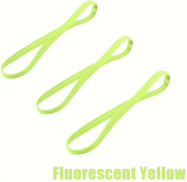 Inspire Picks 3PCS Sports Headbands Non Slip Elastic Sweatbands For Running Yoga And Fitness Unisex 3pcs Green