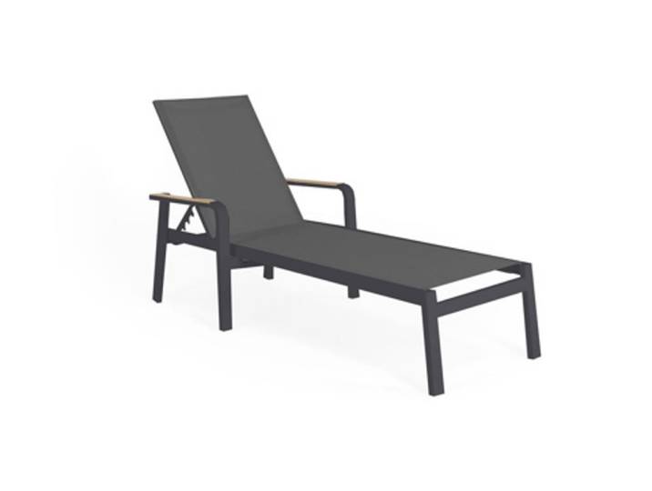 2er Set Suns Tutti Lounger Aluminium Teak Armlehne