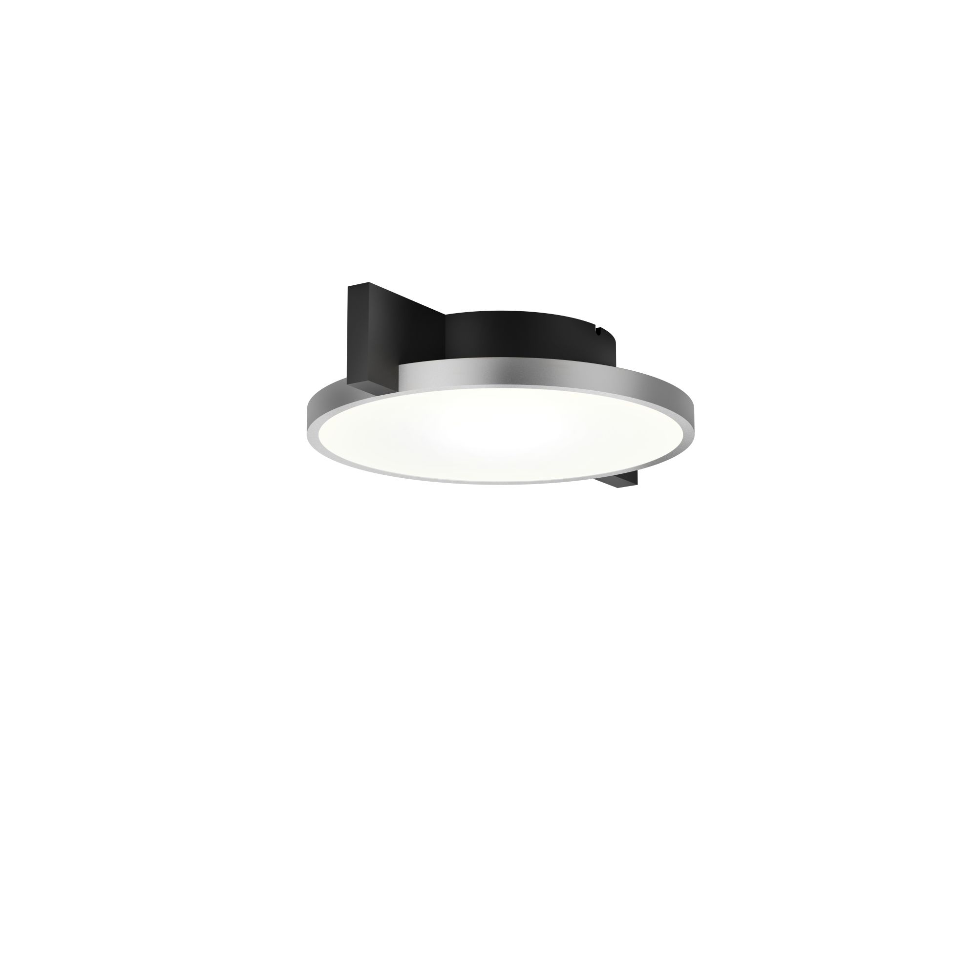 Light-Point LED-Wand-/Deckenleuchte INLAY C1 DISC schwarz/silber 900001 5711389001070