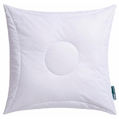 Baumwollkissen FAN "Klima Active Plus", weiß, B:80cm L:80cm, Bezug: 100% Baumwolle, Kopfkissen, effektiv klimaregulierendes Kopfkissen