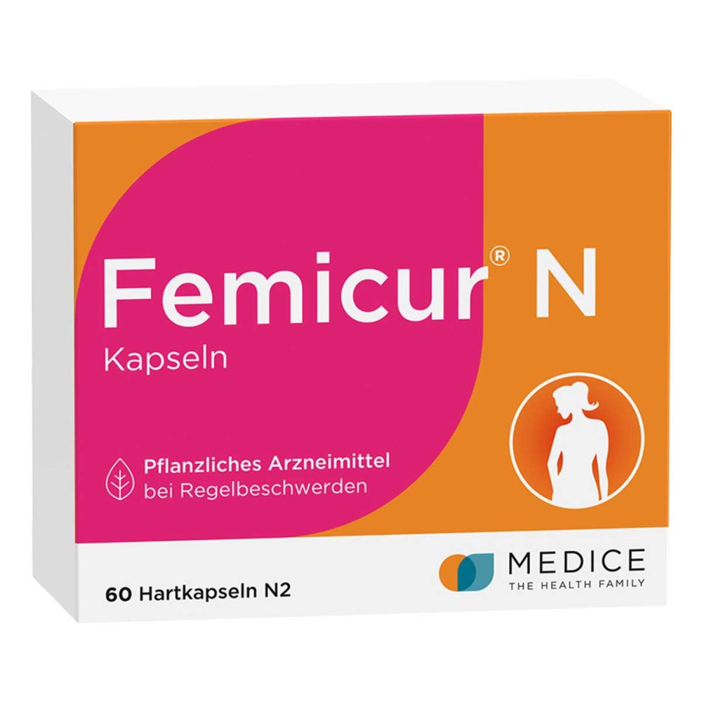MEDICE Arzneimittel Pütter GmbH&Co.KG Femicur N Kapseln bei Regelbeschwerden 00604933