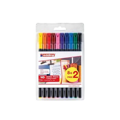 Edding Fasermaler 1200 Colour Pens 10er Set