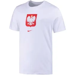 Nike, Herren, Sportshirt, T-Shirt Polska Wappen DH7604 100 (XL), Weiss