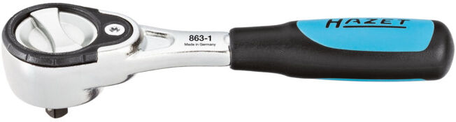 HAZET Cliquet réversible, à denture fine 863-1 ∙ Carré massif 6,3 mm (1/4 pouce) (863-1)