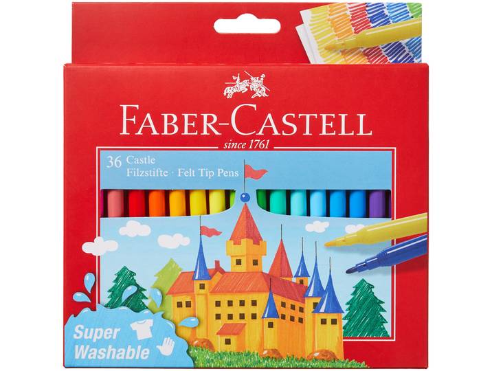 Faber Castell Filzstift Castle 36er Kartonetui