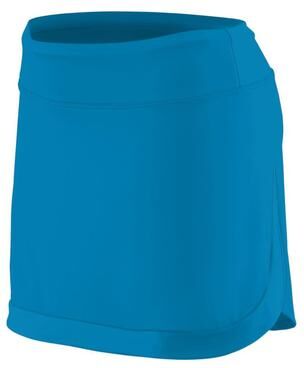 Augusta Sportswear AG2410 Women's Action Color Block Skort in Power Blue/Power Blue size 2XL   Polyester/Spandex Blend 2410