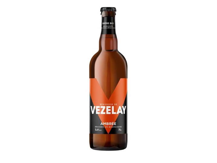Vezelay Bière ambrée biologique 75 cl