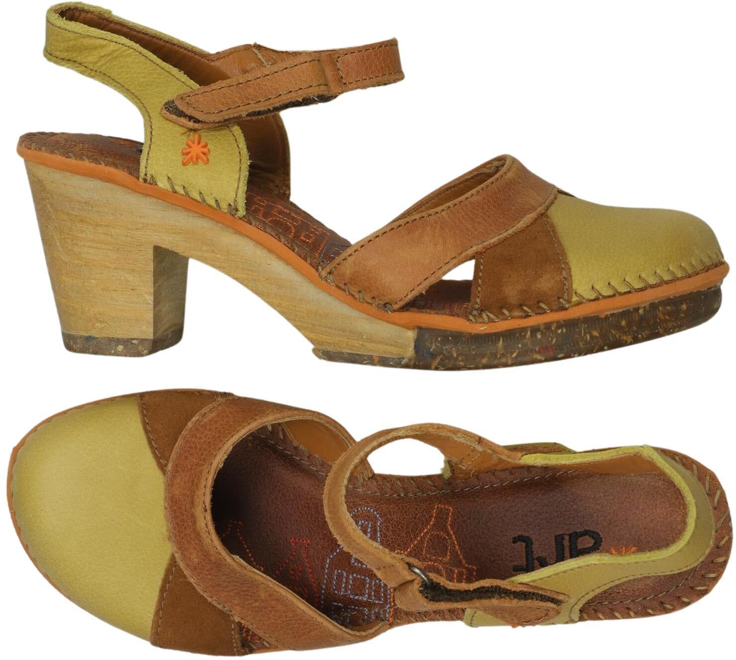 ART Damen Sandalen, Mehrfarbig, Gr. EU 40, Leder - Second Hand