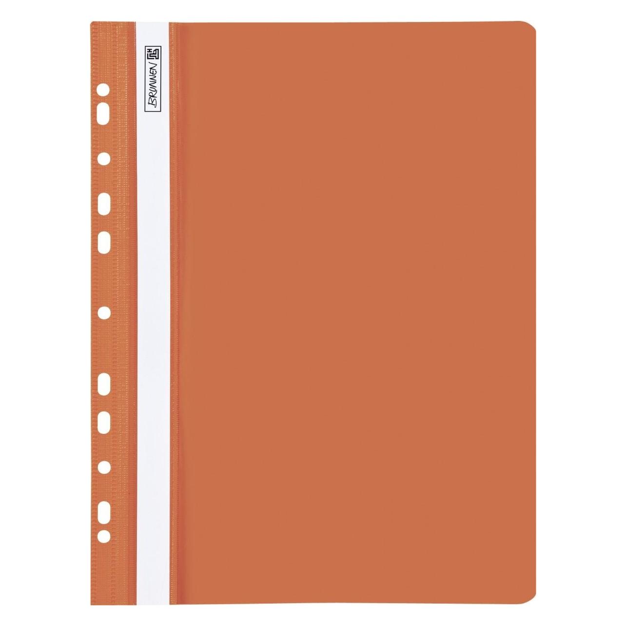 Brunnen Schnellhefter Kunststoff orange DIN A4 (A4, 1x) (102015240)