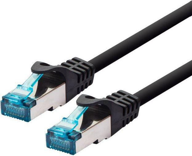 LOGON Cat5e F/UTP Netwerkkabel RJ-45 naar RJ-45, 0,3 meter, zwart