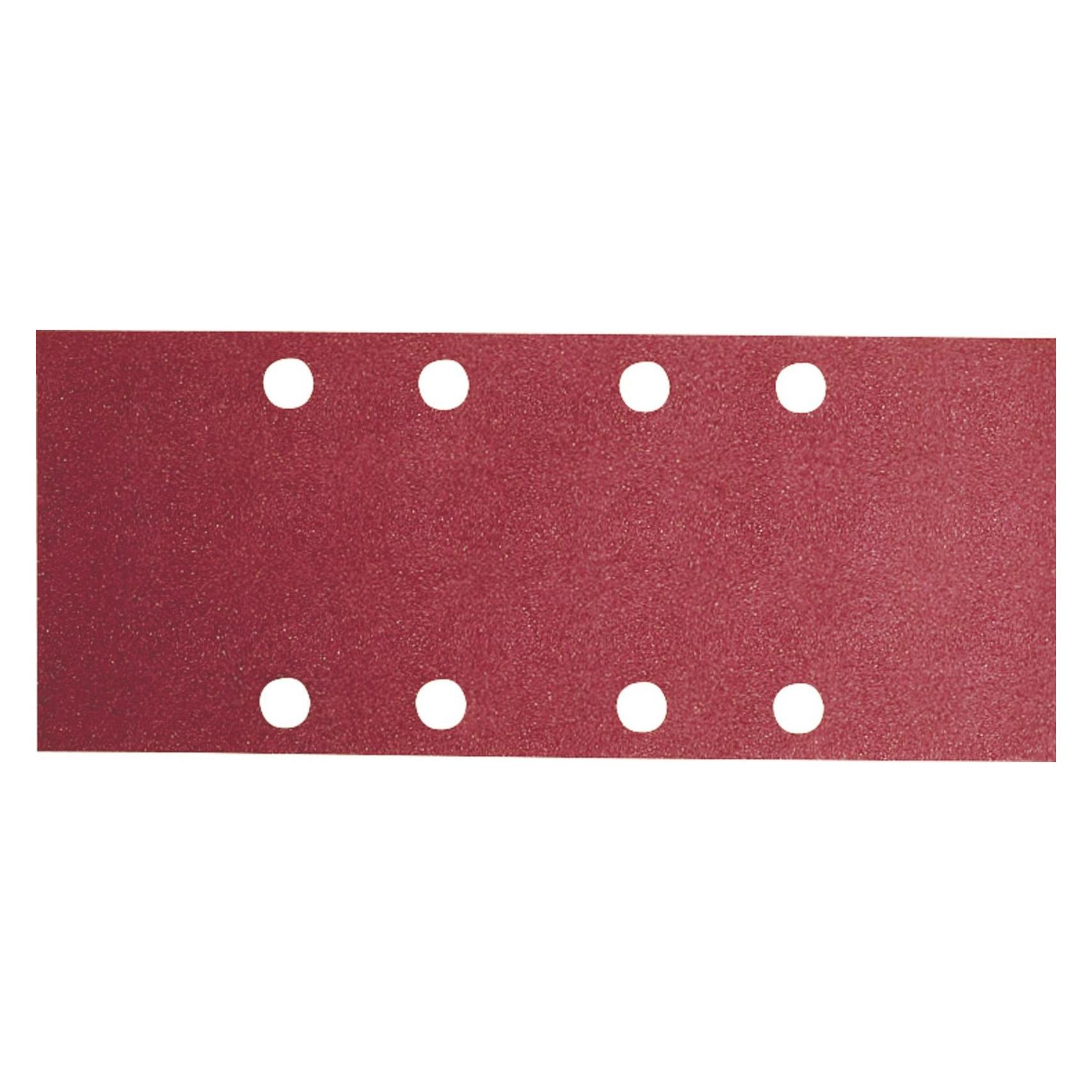 Bosch Professional Zubehör Schleifblatt C430, 93 x 230 mm, 80, 8 Löcher, gespannt, 10er-Pack (2608605296)