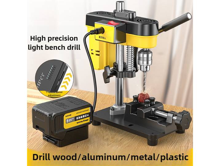 Petite perceuse d'établi domestique 220V, perceuse de précision de qualité industrielle haute puissance