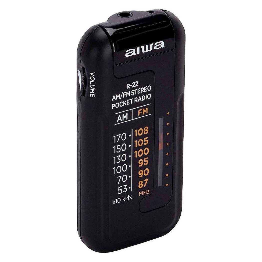Aiwa R-228K Taschenradio AM FM Schwarz (AM, FM, Bluetooth) (R-228K)