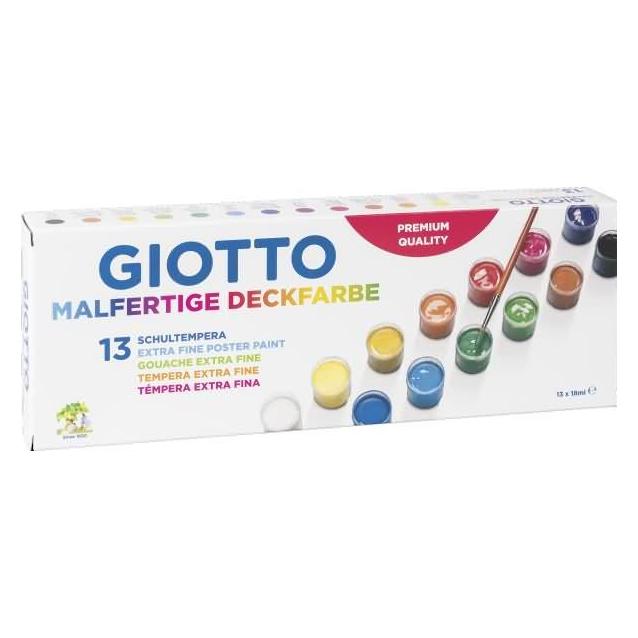 Giotto Malfertige Deckfarbe 13x18ml (18 ml) (F351300)