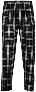 Boxercraft BM6624 Men's Harley Flannel Pant in Black/White size XS   Cotton