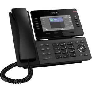 Snom D815WB Telefon, schwarz, schnurgebunden, mit WLAN, Bluetooth