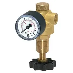 Druckregler für Wasser, inkl. Manometer, G 1/4, 0,5 - 10 bar (484.25 C)