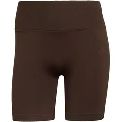 adidas Workout Essentials Knit Scrunch 5" Leggings Damen KS9322 - aurora coffee M