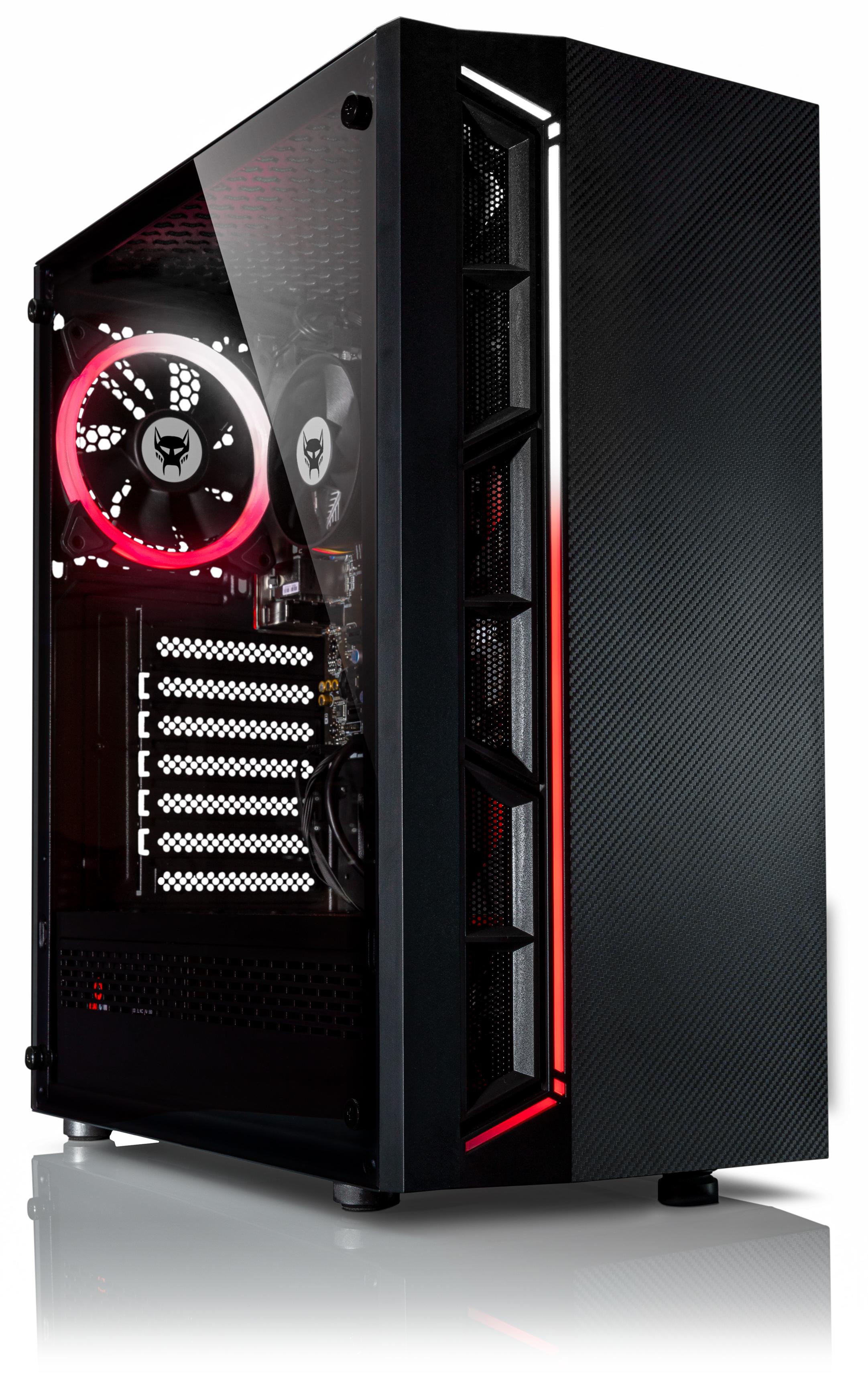 BEASTCOM Q3 | Essential Gaming | 8 Threads Gaming PC | AMD Ryzen 5 4X 4,20GHz | 4K Vega 11 Kern Grafik | 16GB RAM | 1TB SSD | HDMI | WiFi | Windows 11 Pro