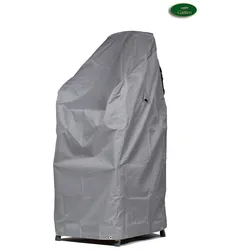 Premium Schutzhülle für Stapelstühle, wasserdicht, UV-beständig, Grau