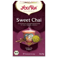 Yogi Tea - Sweet Chai Bio Gewürztee | 17 x 2g 17X2,0 g