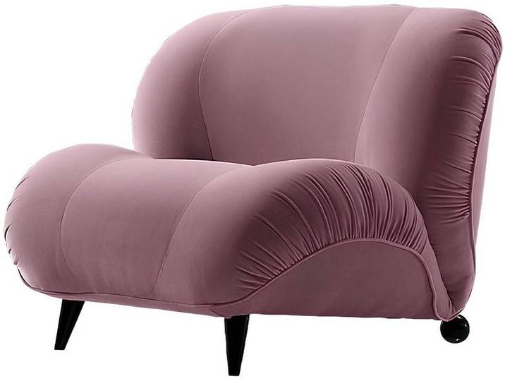 Xlmoebel Loungesessel Eleganter Stoffsessel für stilvolles Wohnen und Entspannen (Sessel), Hergestellt in Europa