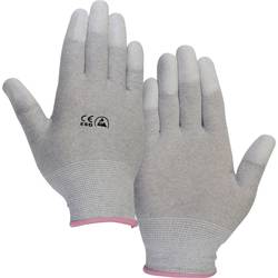 TRU COMPONENTS EPAHA-RL-S ESD-Handschuh mit Beschichtung an den Fingerspitzen Kleider-Größe: S Polyamid 1568552