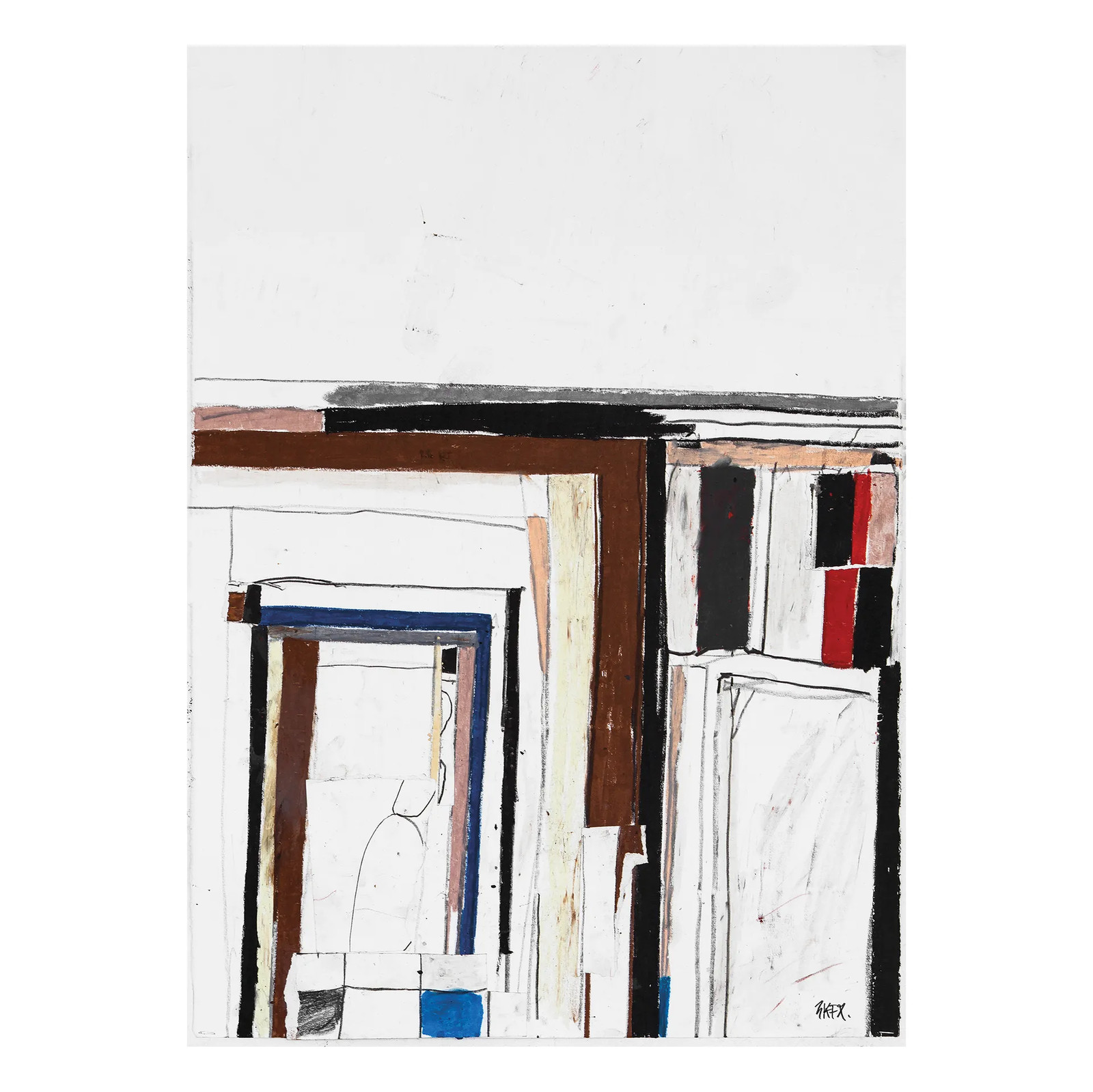 Fine Little Day We only got out at night poster Multi, 50 x 70 cm