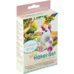 folia Häkel-Komplett-Set "Einhorn"