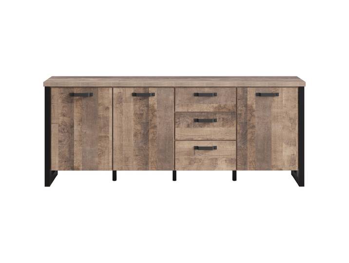 Sideboard Trey eiche dunkel Holzwerkstoff B 214 H 86 cm - Sideboard